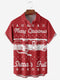 Men's Christmas Funny Graphic Short Sleeve Hawaiian Shirt